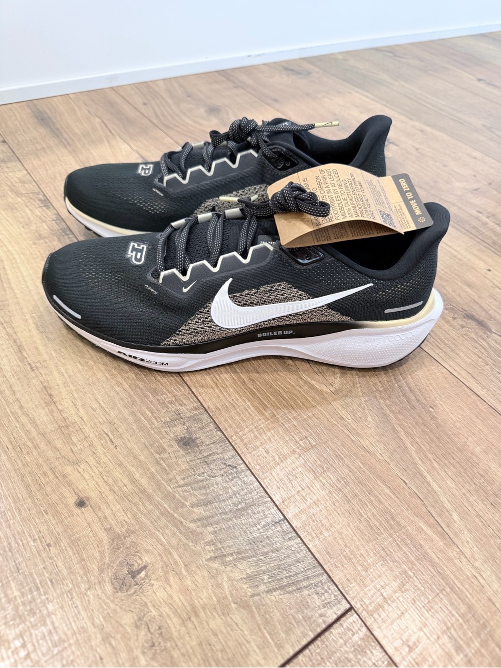 Purdue Boilermakers Nike Air Zoom Pegasus 41 Men’s Running shoe 11.5 New Boiler